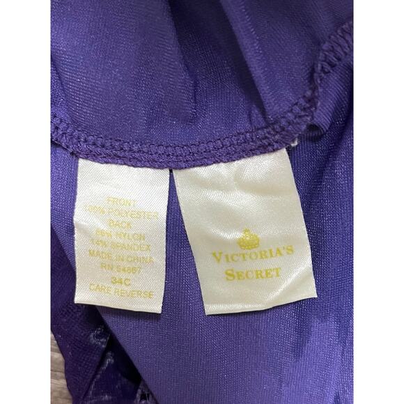 Vintage Victoria’s Secret Gold Label Purple Lace
Teddy Bodysuit 36C Coquette - Picture 8 of 8